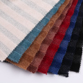 Hot Selling Stripe Jacquard Plan Plan Polyester Chenille Tessuti Arredento Têxtil Sweater Tabela malha para vestir